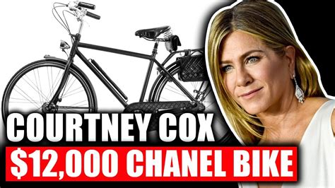 chanel bike aniston|Courtney Cox $12,000 Chanel Bike To Jennifer Aniston .